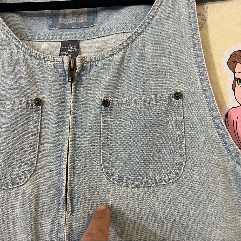 Liz Claiborne Denim Zip-Front Dress - Picture 7 of 9